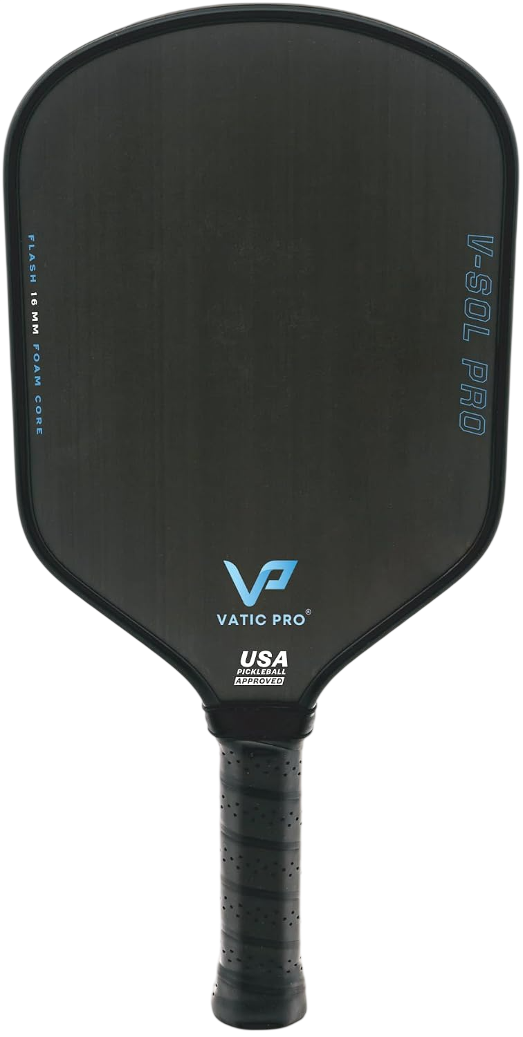 Vatic Pro Pickleball Paddle V-Sol Pro 16mm - Foam Core - Includes Paddle Cover